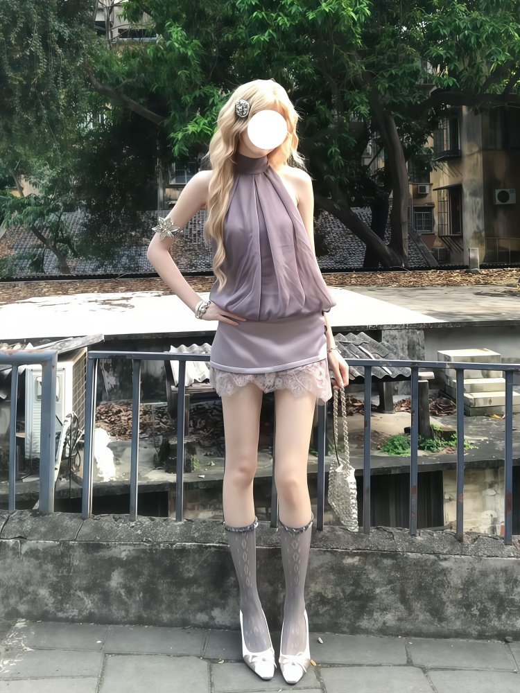 Sweet Lolita 2 Piece Set Women - Lace Ribbon Trim 评论和价格