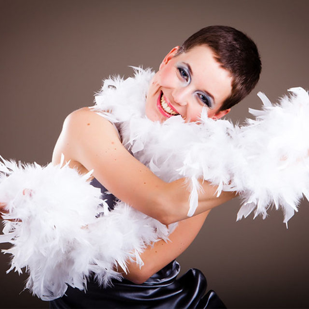 2 Yards Fluffy White Feather B - Feather Trim Marabou 评论和价格