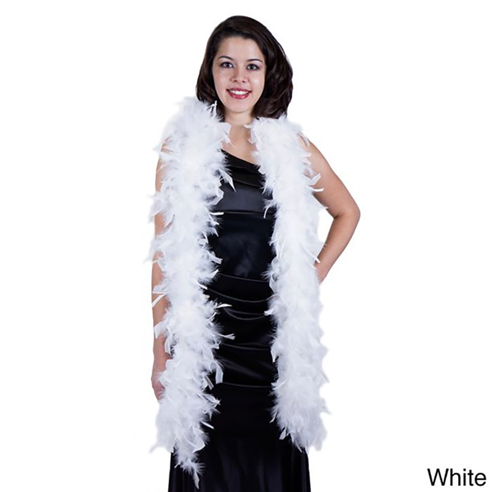 2 Yards Fluffy White Feather B - Feather Trim Marabou 评论和价格