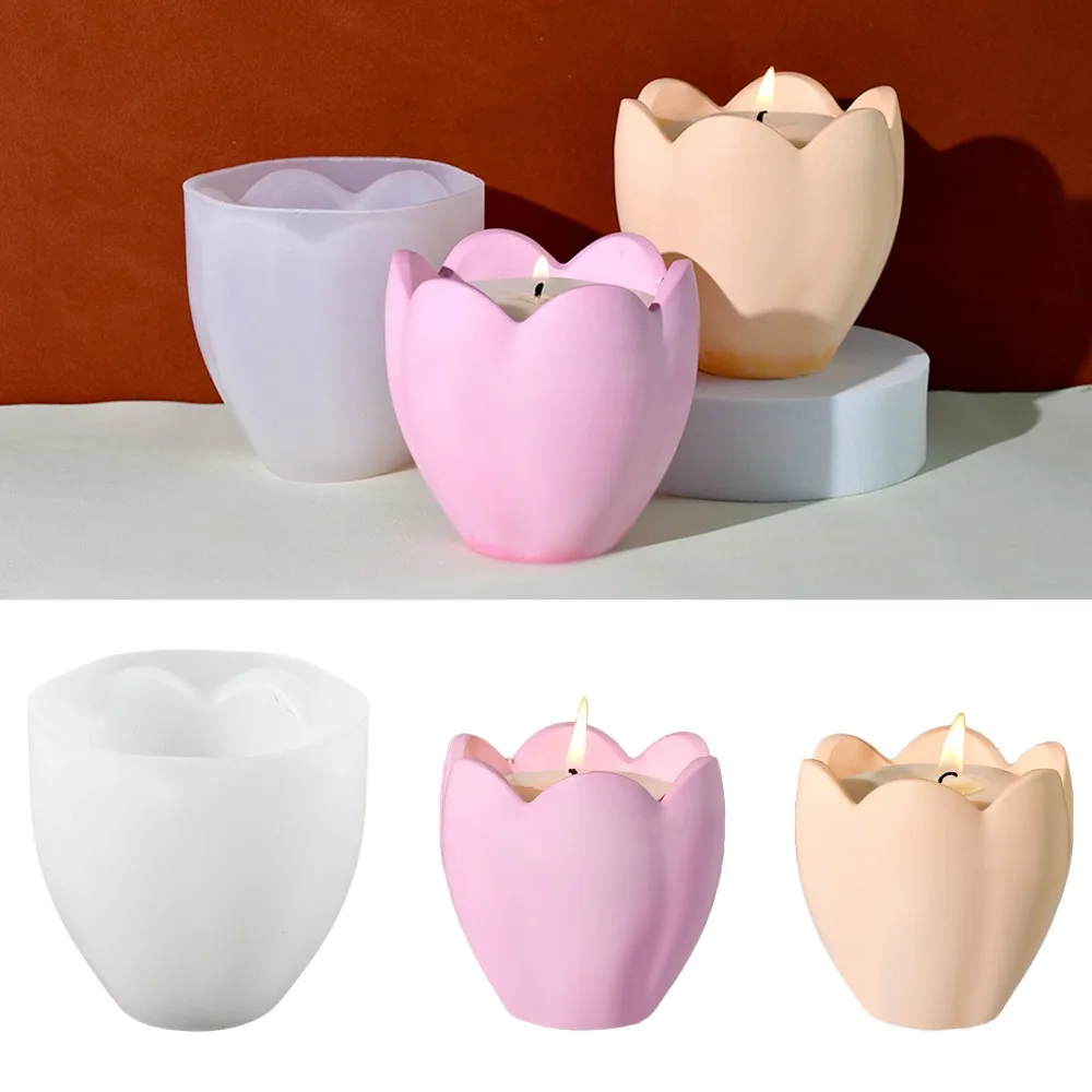 Tulip Candle Holder Silicone M - Craft Embellishment Storage 评论和价格