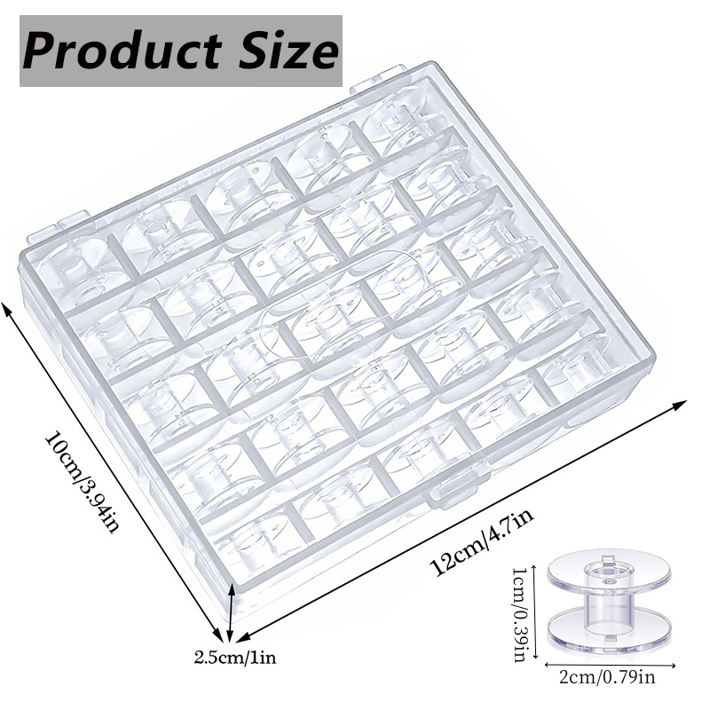 25pcs Home Sewing Machine Bott - Craft Embellishment Storage 评论和价格