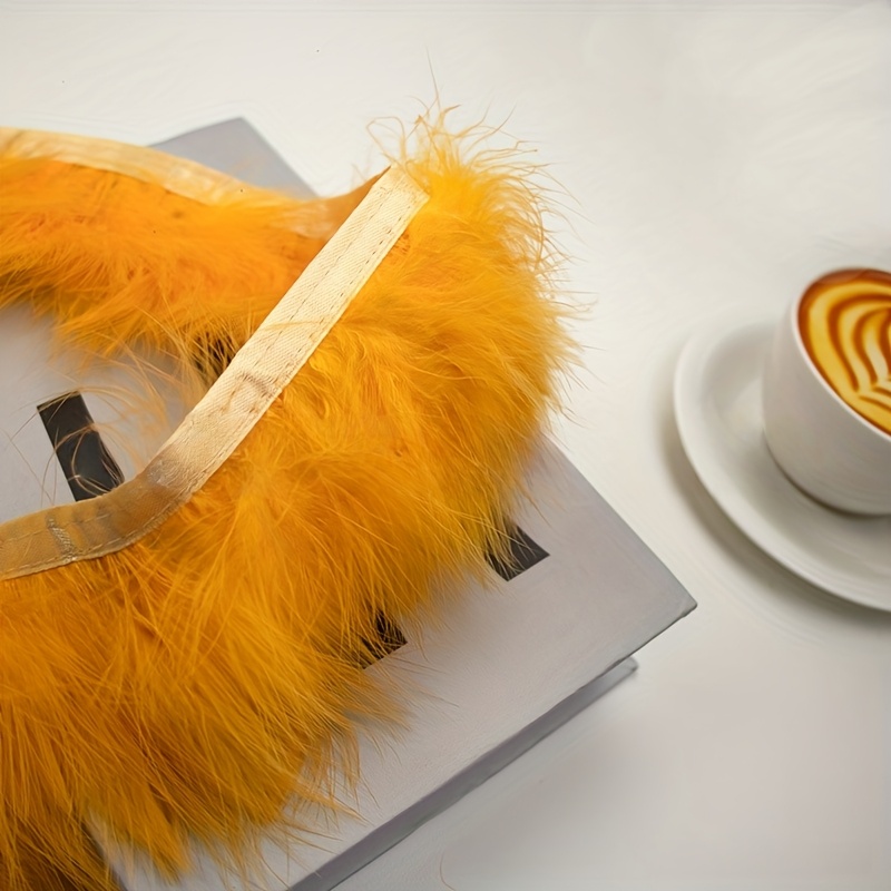 Fluffy Turkey Feathers Trim Fr - Fringe Ribbon Sewing 评论和价格