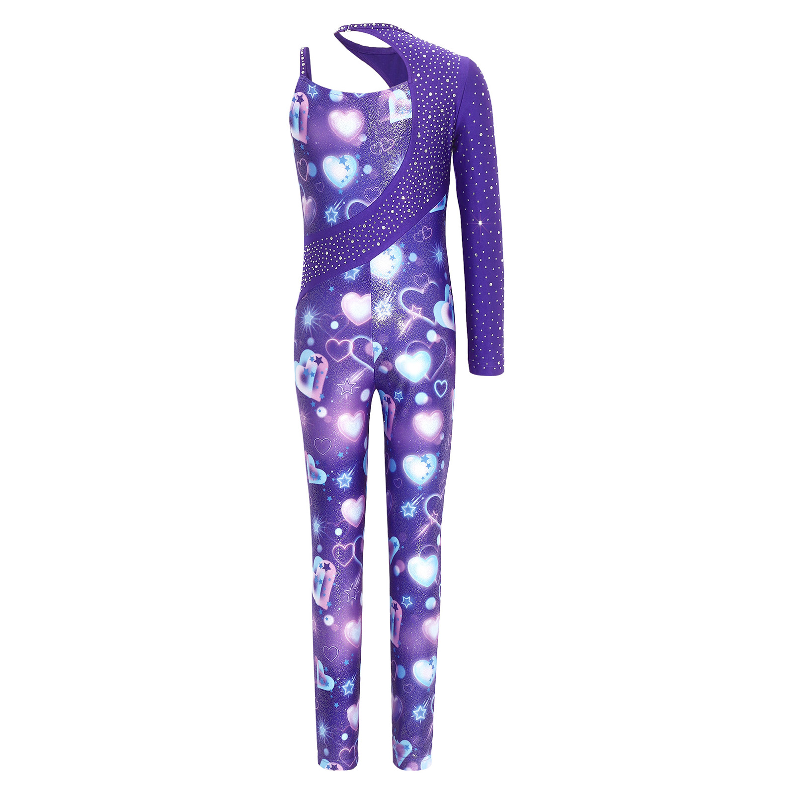 Kids Girls Gymnastics Ballet D - Rhinestone Banding Trim 评论和价格