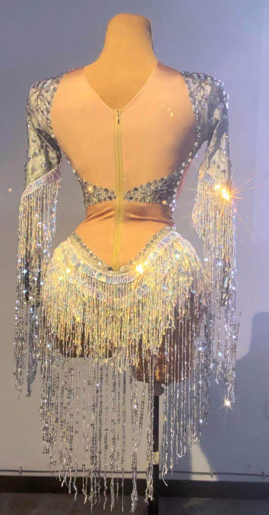 Women Sparkling Silver Rhinest - Rhinestone Banding Trim 评论和价格