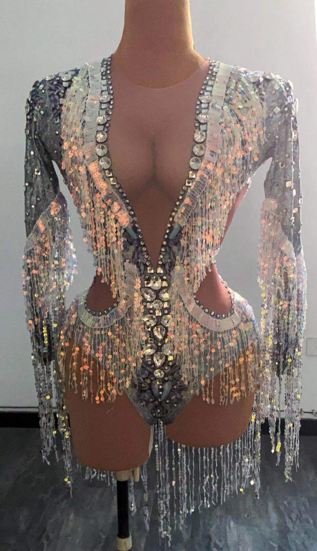 Women Sparkling Silver Rhinest - Rhinestone Banding Trim 评论和价格