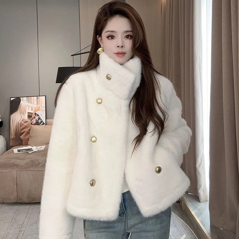 Mink Velvet Coat Female 2026 A - Velvet Ribbon Roll 评论和价格