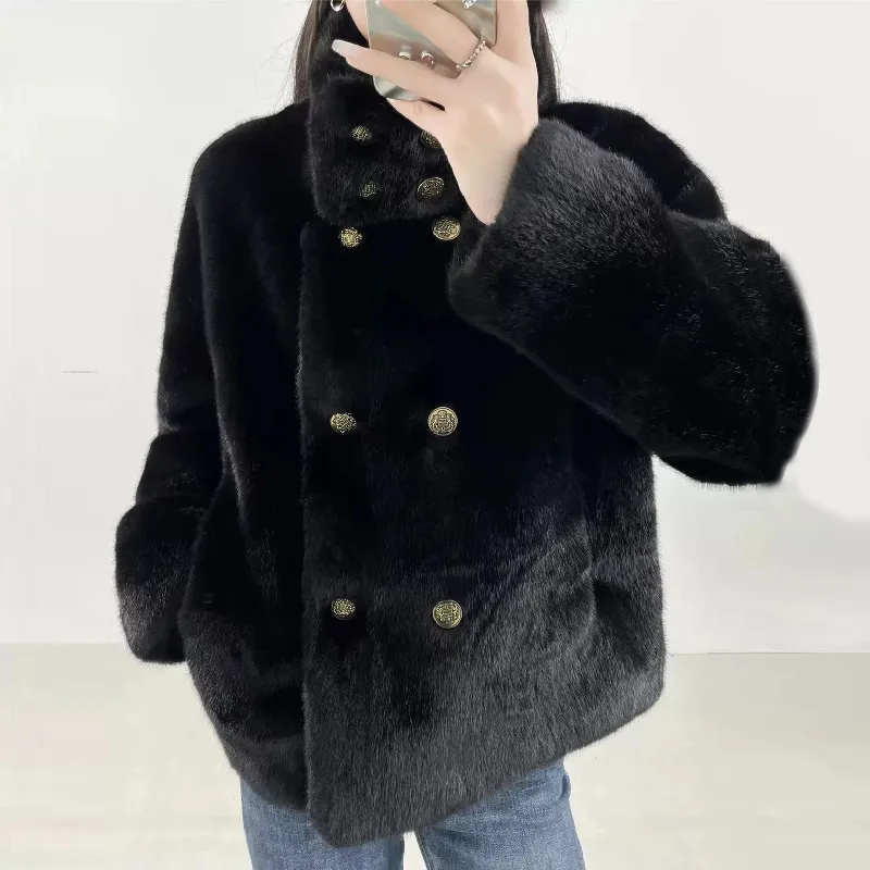 Mink Velvet Coat Female 2026 A - Velvet Ribbon Roll 评论和价格