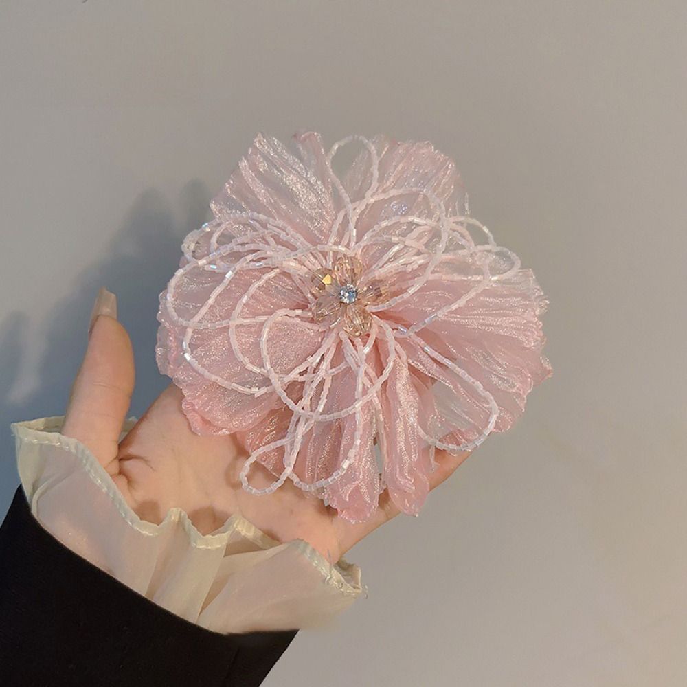 Organza Fabric Flower Patch Cr - Applique Patch Flower 评论和价格