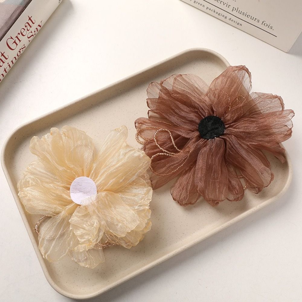 Organza Fabric Flower Patch Cr - Applique Patch Flower 评论和价格