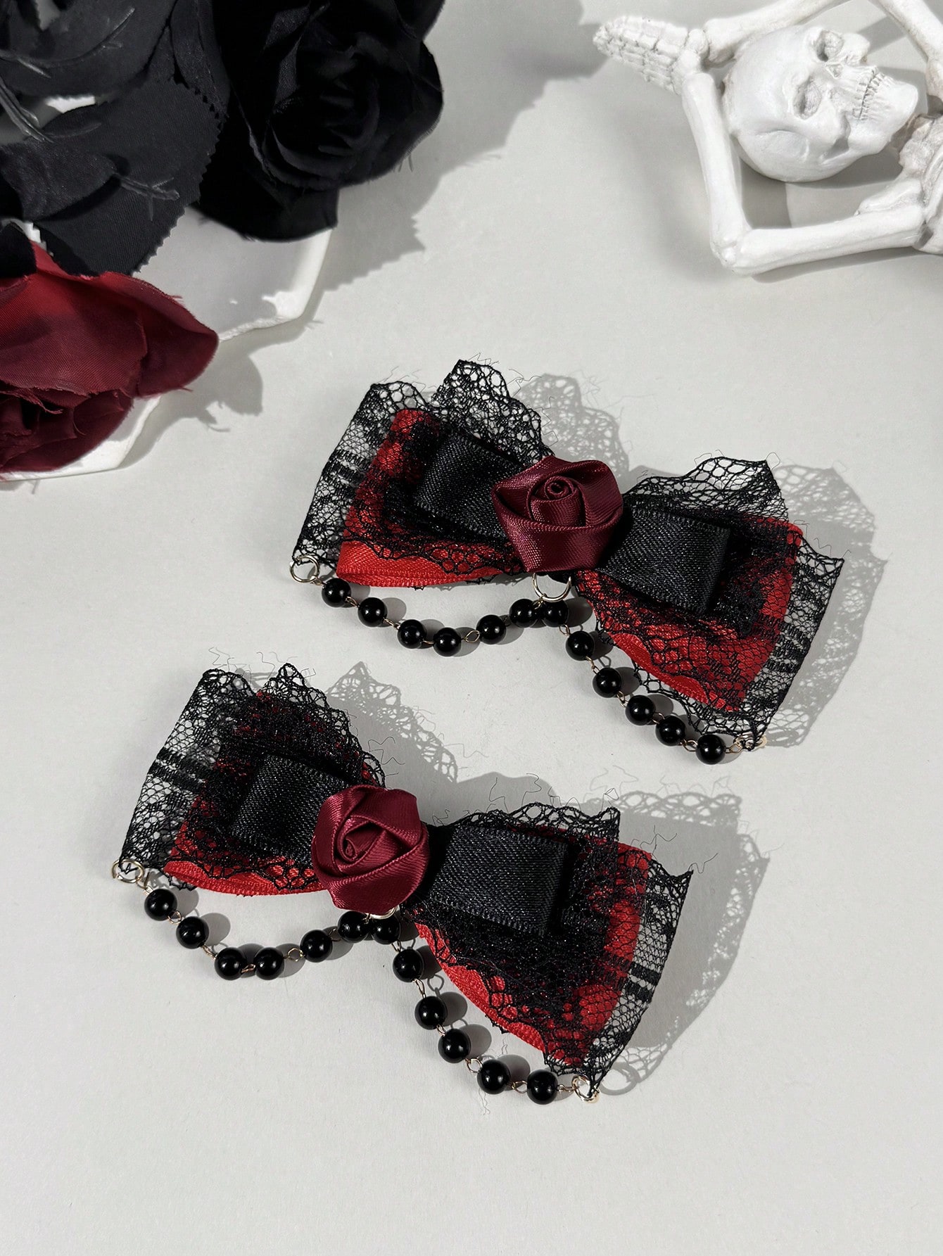 2-piece Gothic style lace ribb - Lace Ribbon Trim 评论和价格