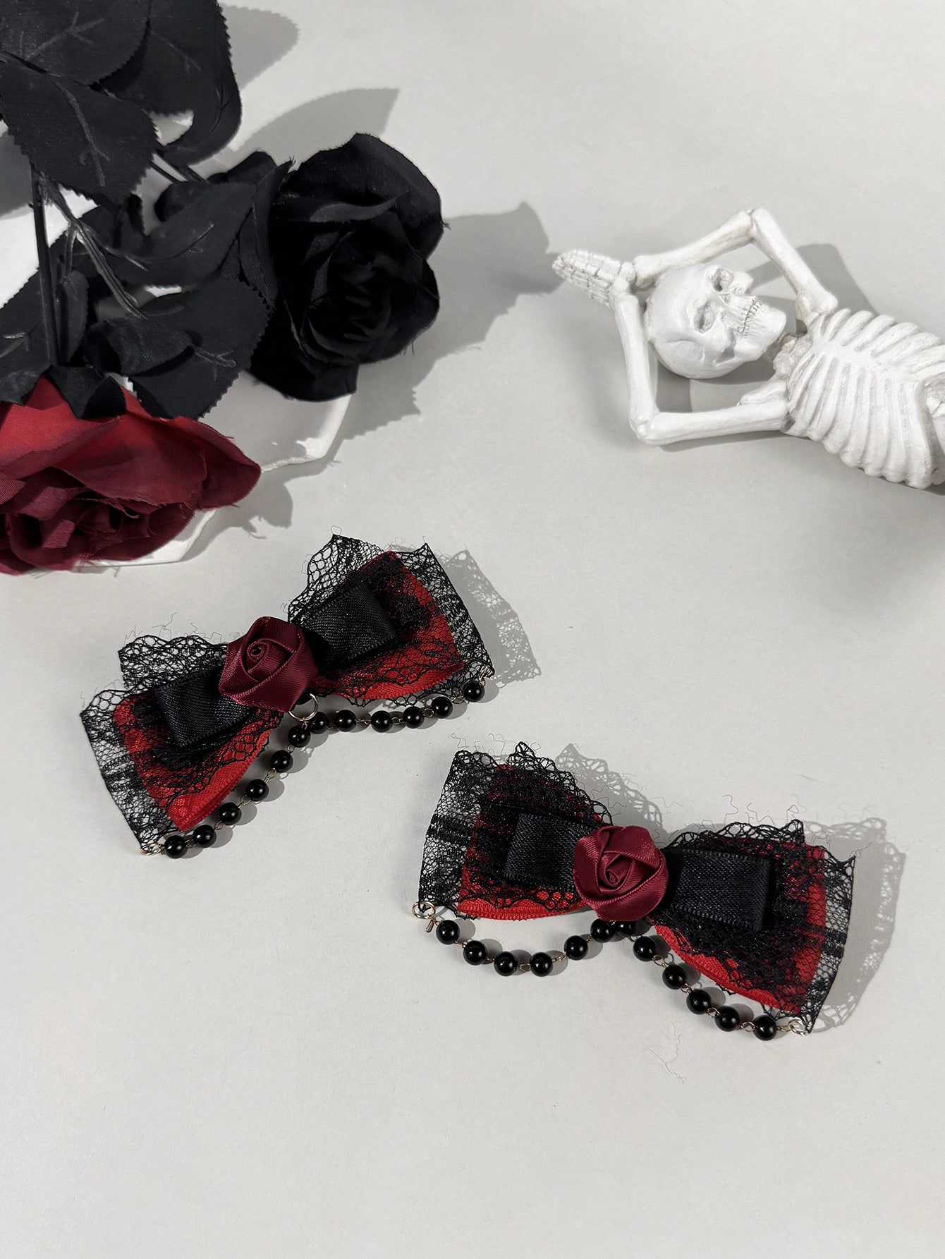 2-piece Gothic style lace ribb - Lace Ribbon Trim 评论和价格
