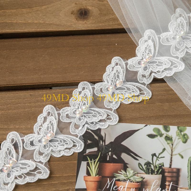 49MD 1 Yard Bowknot for Butter - Lace Ribbon Trim 评论和价格