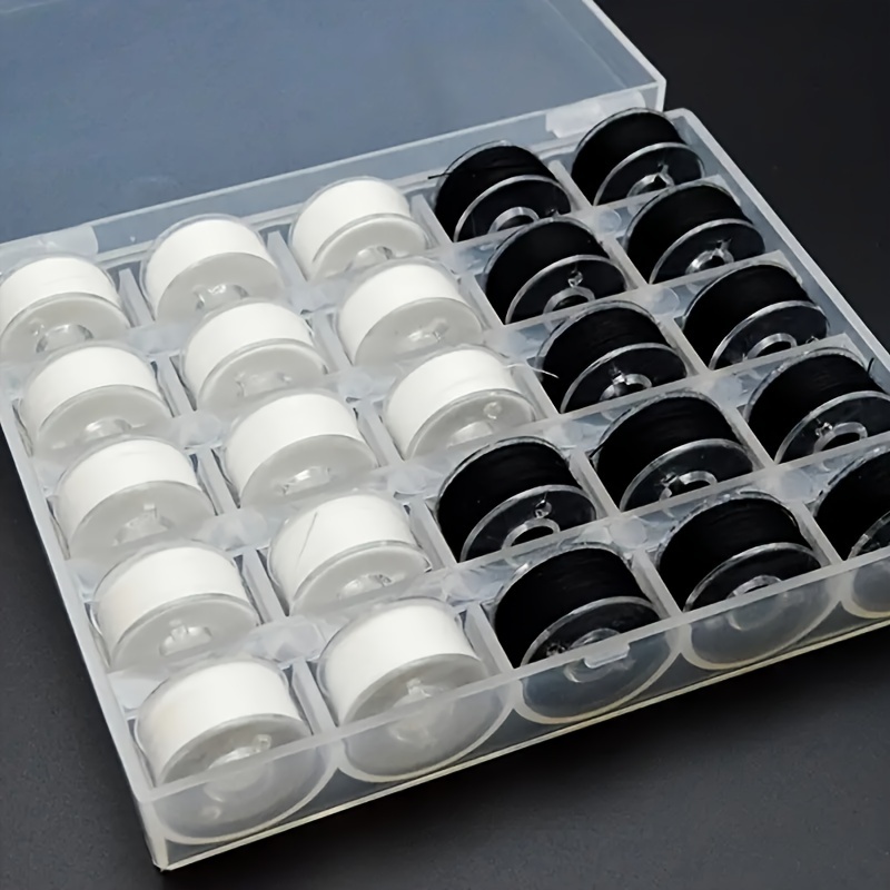 25/PCS/BOX Wound Sewing Thread - Craft Embellishment Storage 评论和价格