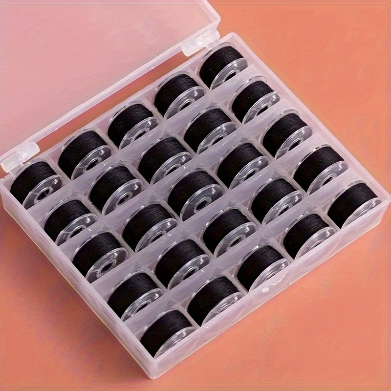 25/PCS/BOX Wound Sewing Thread - Craft Embellishment Storage 评论和价格
