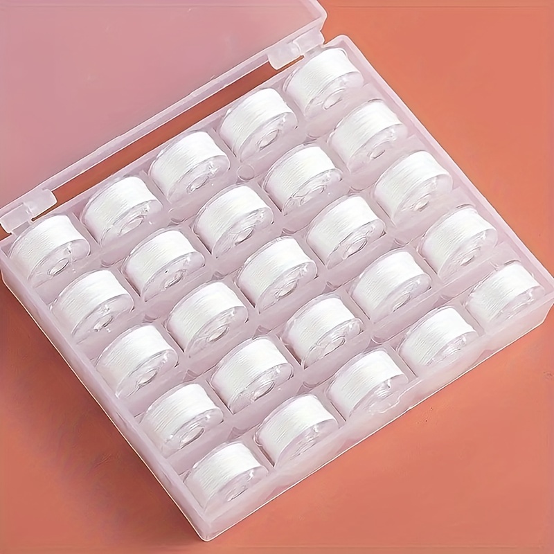 25/PCS/BOX Wound Sewing Thread - Craft Embellishment Storage 评论和价格