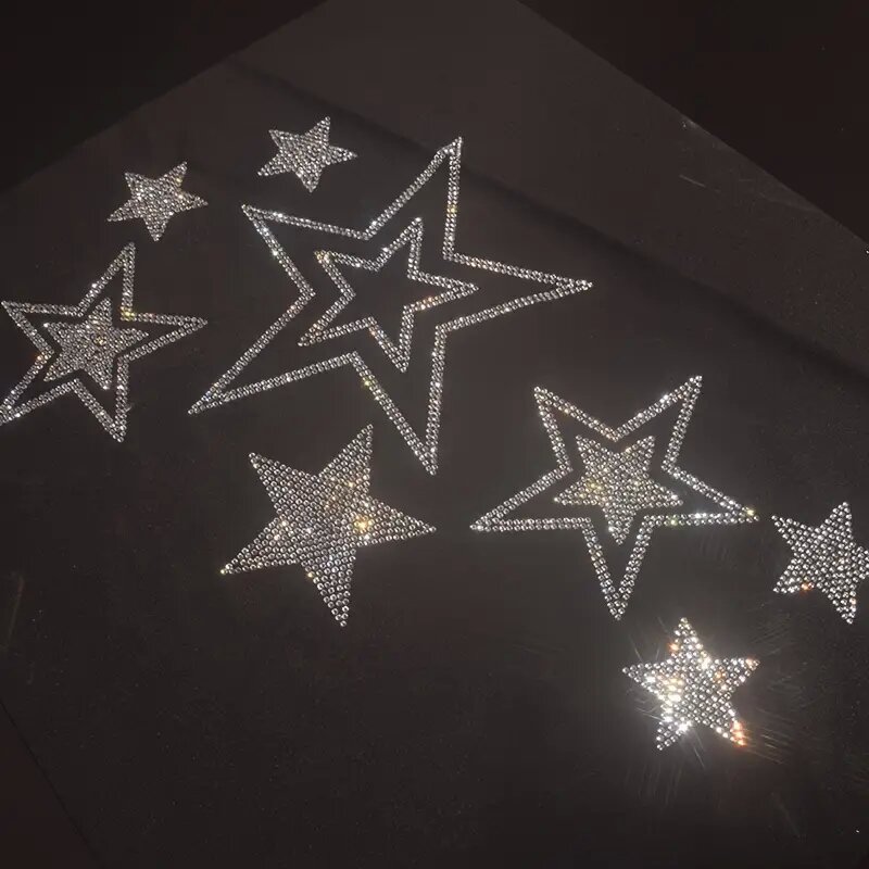 Shimmering rhinestone Hot stam - Hotfix Rhinestone Sheet 评论和价格