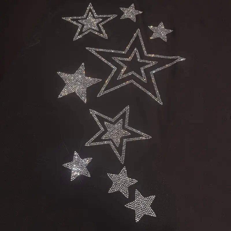 Shimmering rhinestone Hot stam - Hotfix Rhinestone Sheet 评论和价格