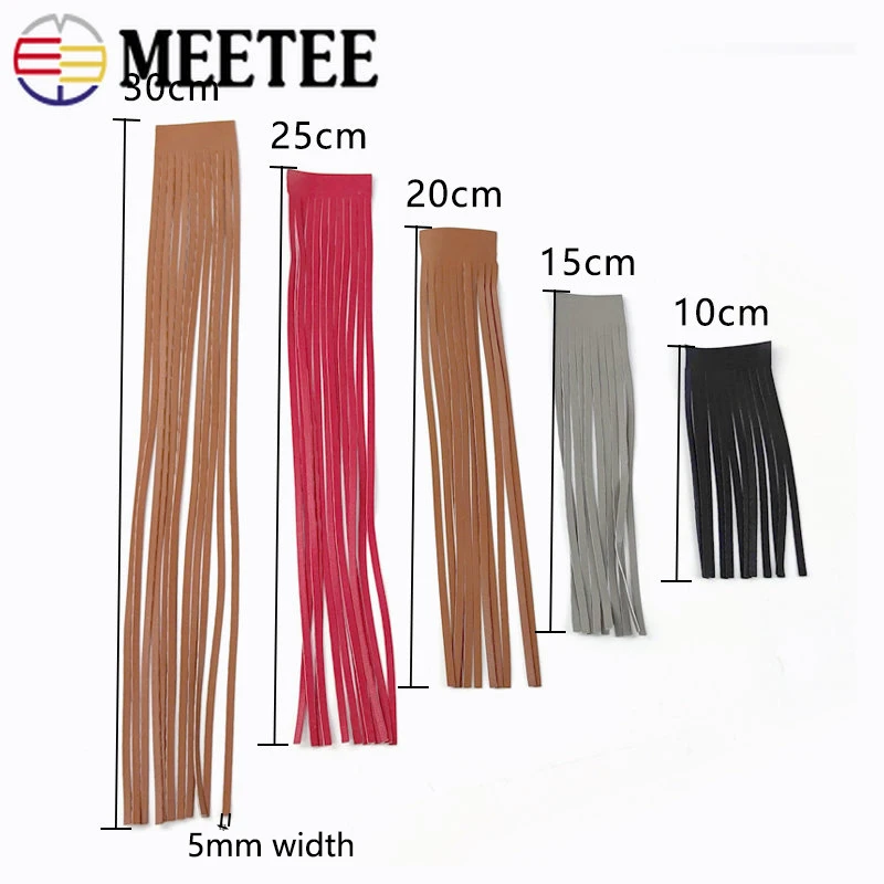 1Meter Meetee 10-30cmX5mm PU L - Fringe Ribbon Sewing 评论和价格