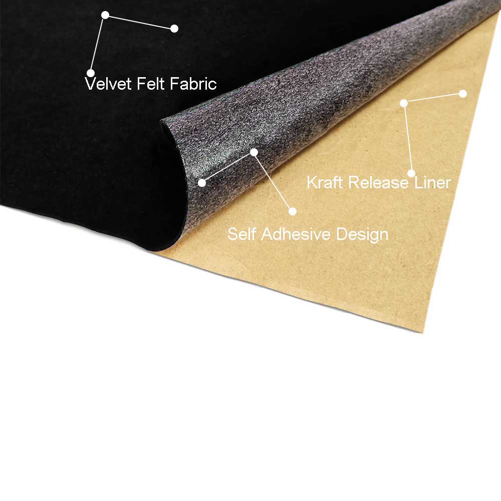 1 Roll 45 X 148cm Self-adhesiv - Velvet Ribbon Roll 评论和价格