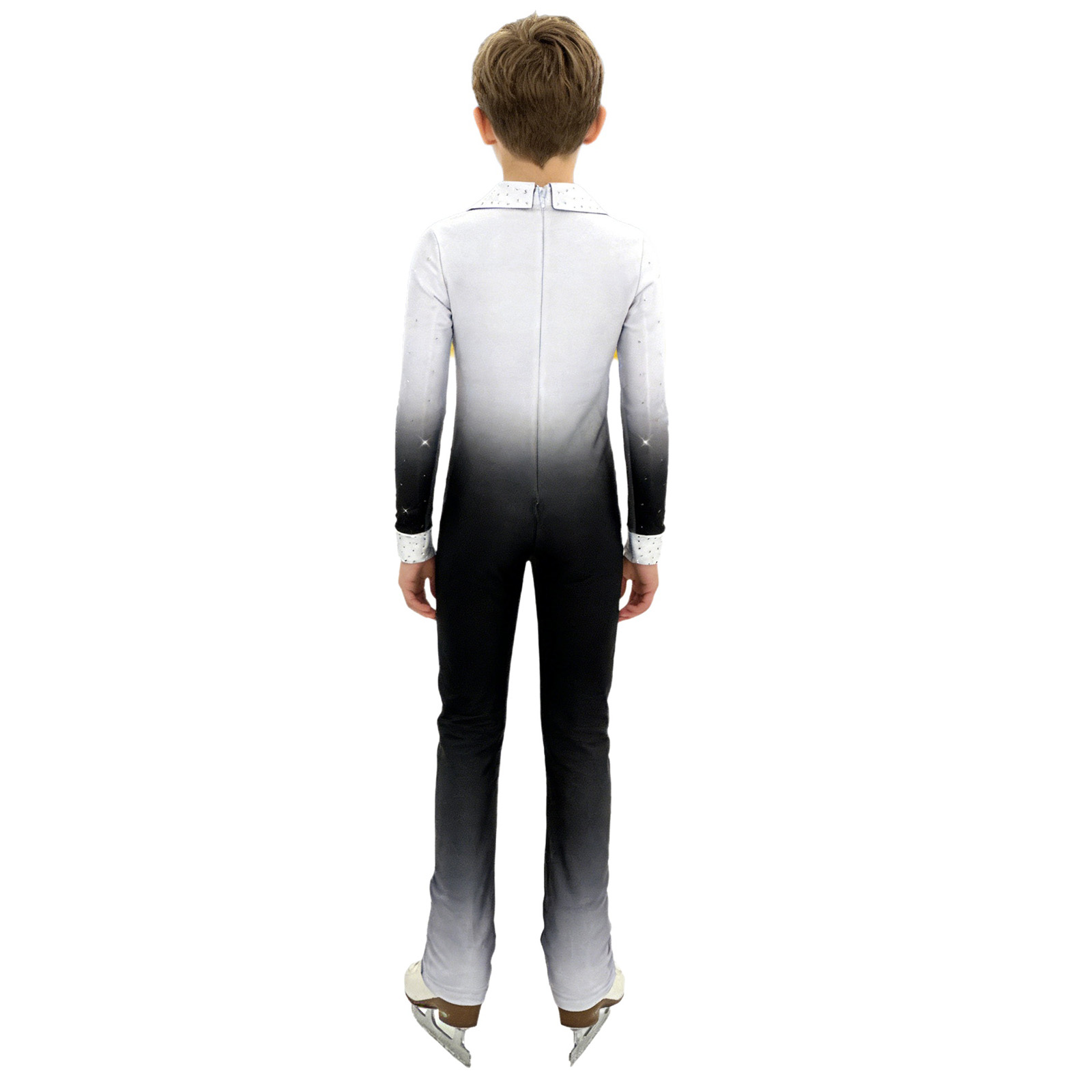 Kids Boys Figure Skating Dance - Rhinestone Banding Trim 评论和价格