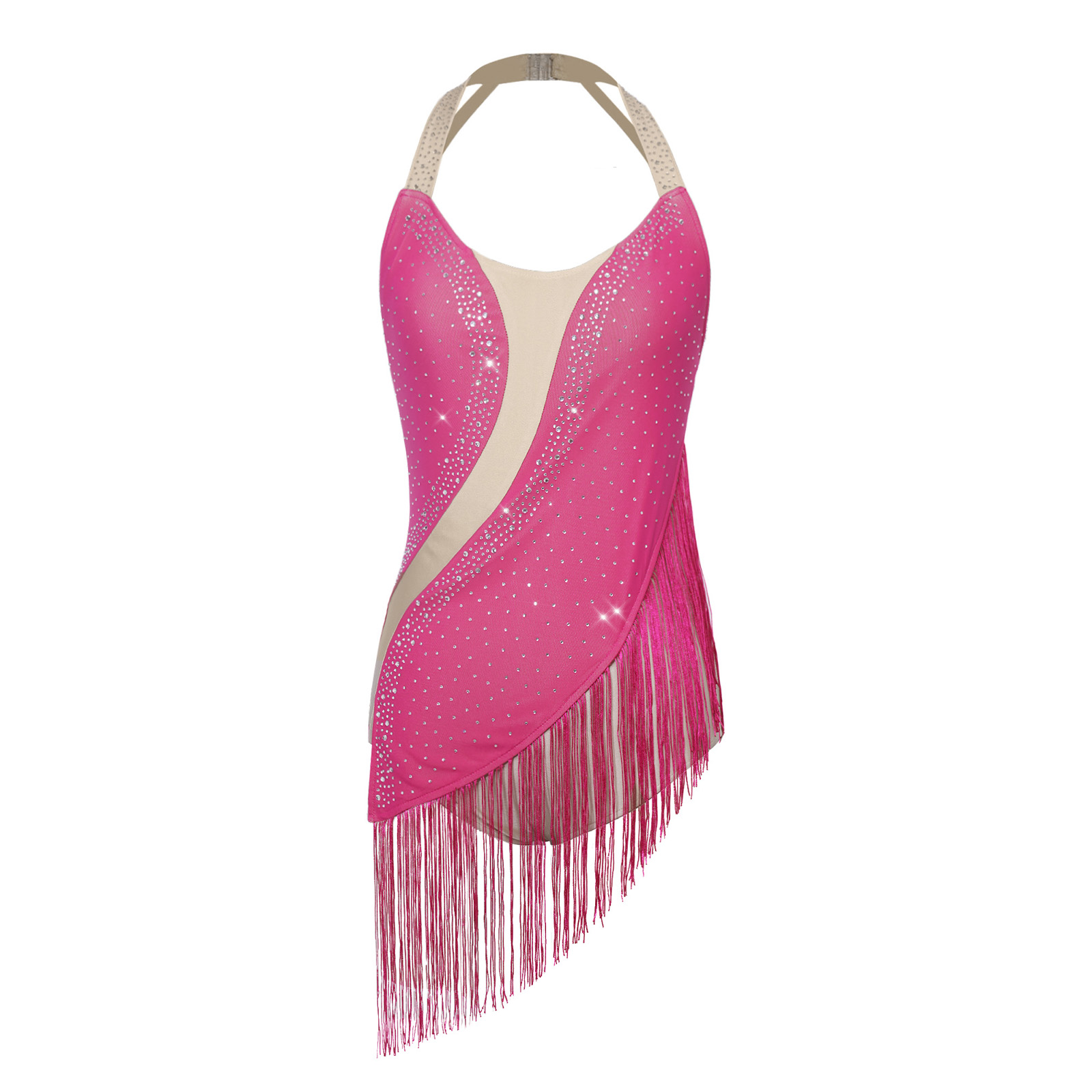 Rhinestone Women Backless Irre - Rhinestone Banding Trim 评论和价格