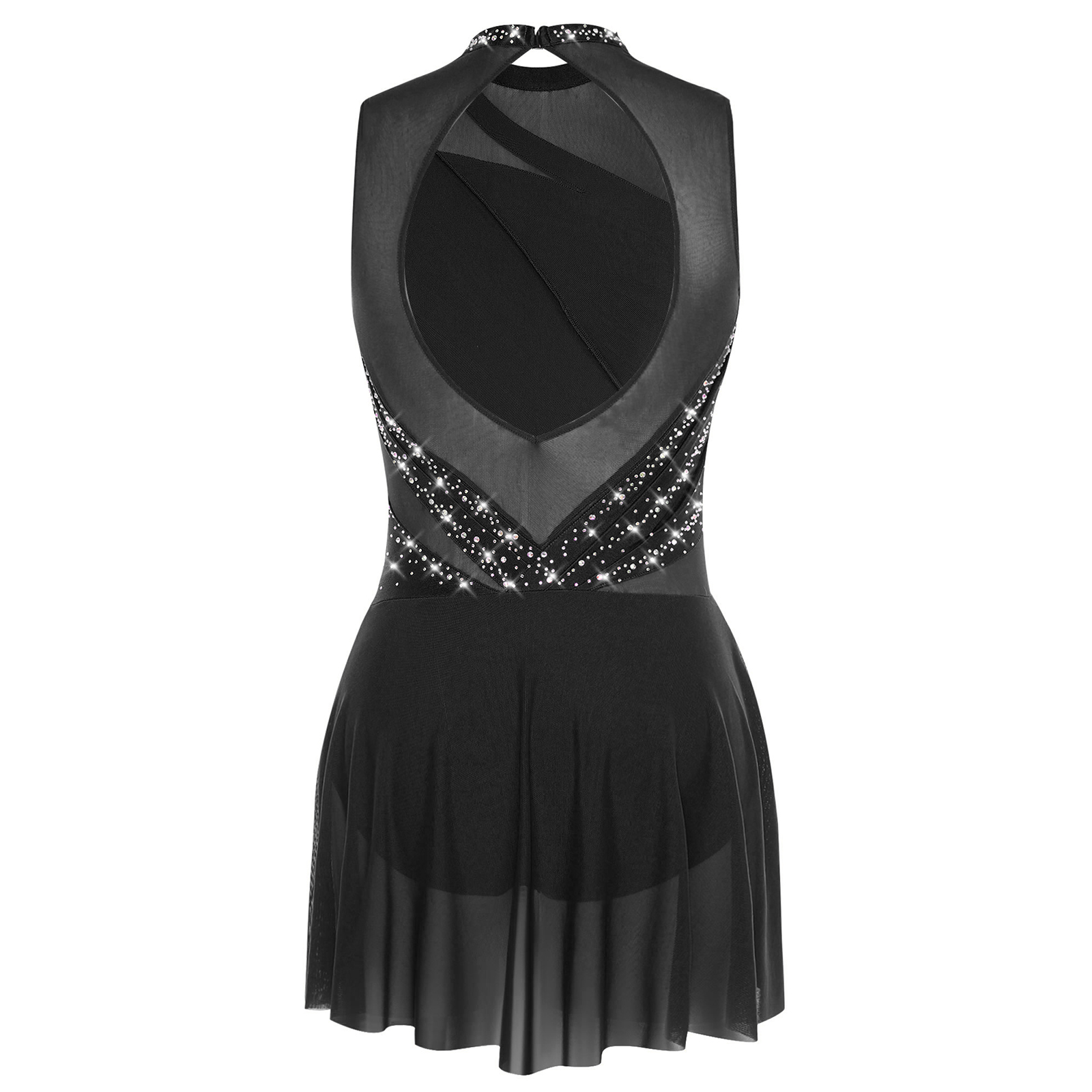Rhinestone Women Backless Irre - Rhinestone Banding Trim 评论和价格
