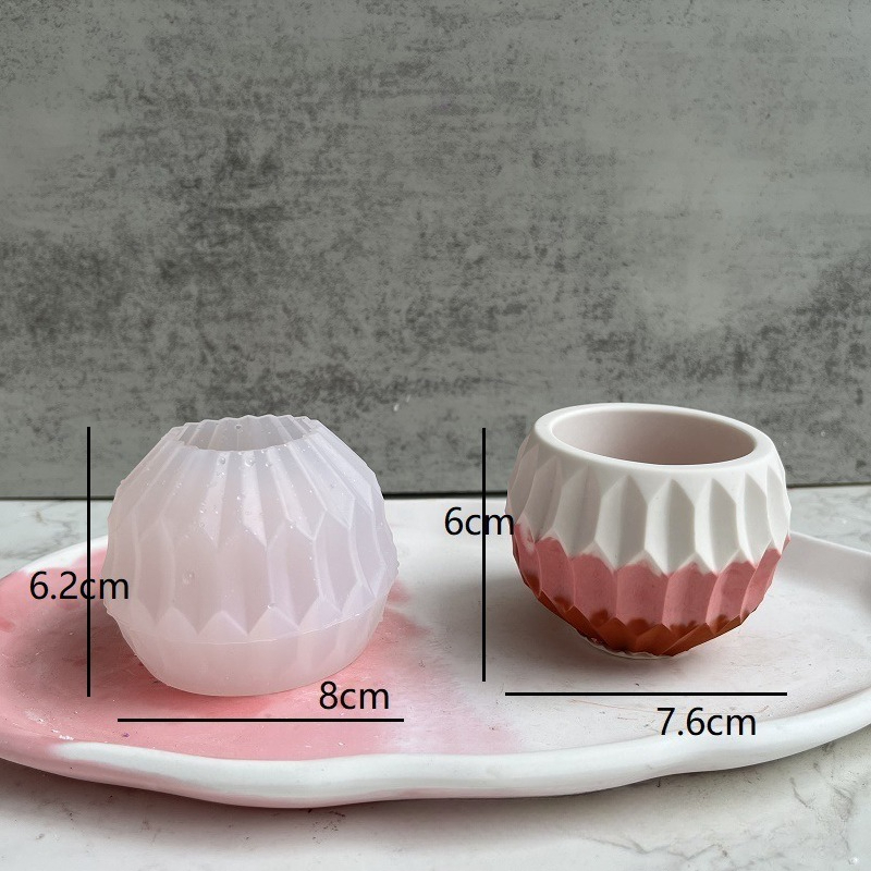 Small Round Meat Planter Silic - Craft Embellishment Storage 评论和价格