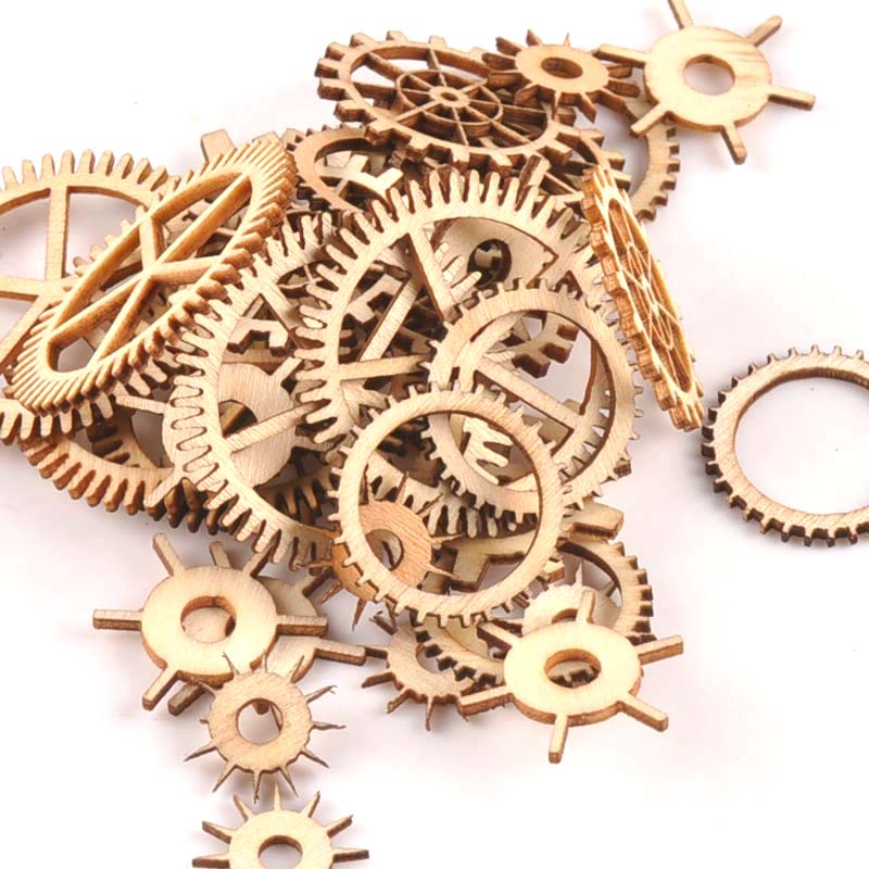 20-40mm 36pcs Unfinished Wood  - Craft Embellishment 评论和价格