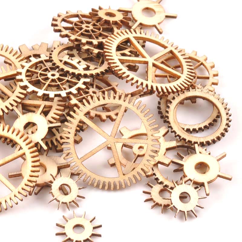 20-40mm 36pcs Unfinished Wood  - Craft Embellishment 评论和价格