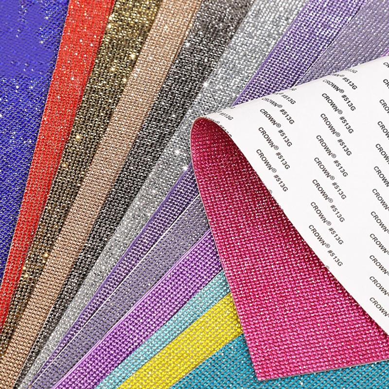 12x20cm Self Adhesive Rhinesto - Hotfix Rhinestone Sheet 评论和价格