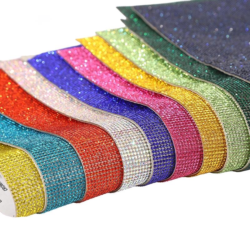 12x20cm Self Adhesive Rhinesto - Hotfix Rhinestone Sheet 评论和价格