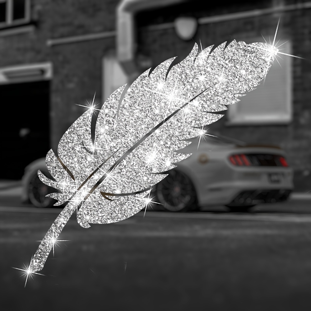 2PCS Glitter Feather Motorcycl - Glitter Vinyl Roll 评论和价格