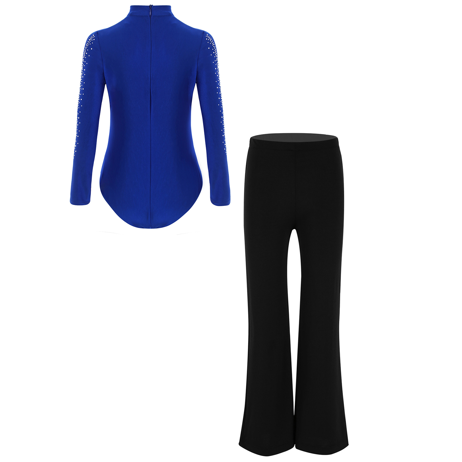 Kids Boys Latin Dance Suit Str - Rhinestone Banding Trim 评论和价格