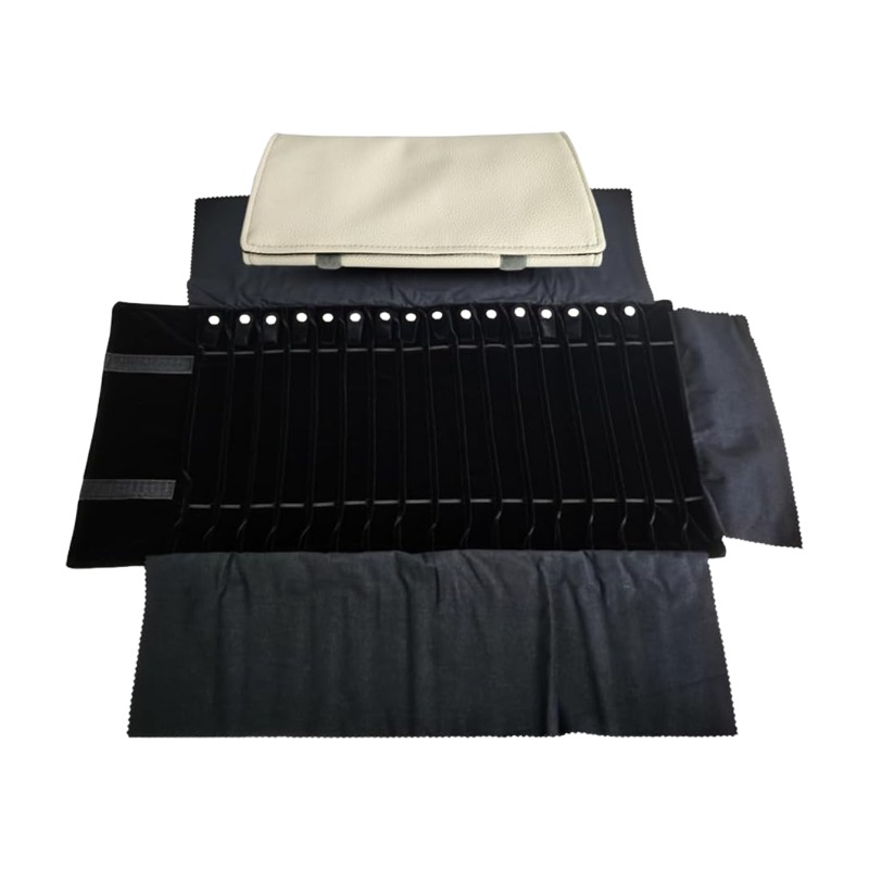 Travel Jewelry Organizer Case  - Velvet Ribbon Roll 评论和价格