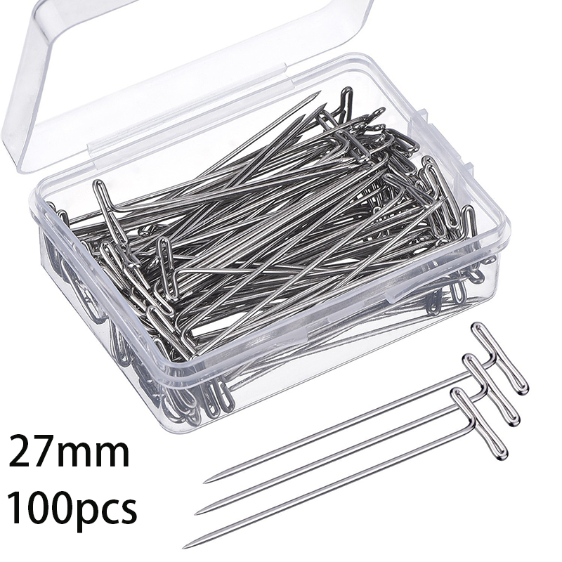 20/100Pcs Stainless Steel T Pi - Craft Embellishment Storage 评论和价格